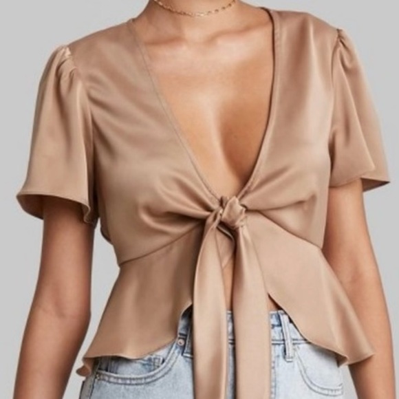 Wild Fable Bronze Blouse size M - Picture 1 of 8